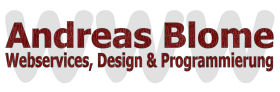 Andreas Blome - Webservices, Design & Programmierung
